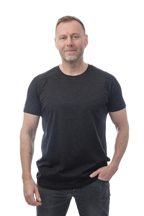Herren Baselayer t-shirt von WOOLWEAR of Scandinavia 100% Merinowolle