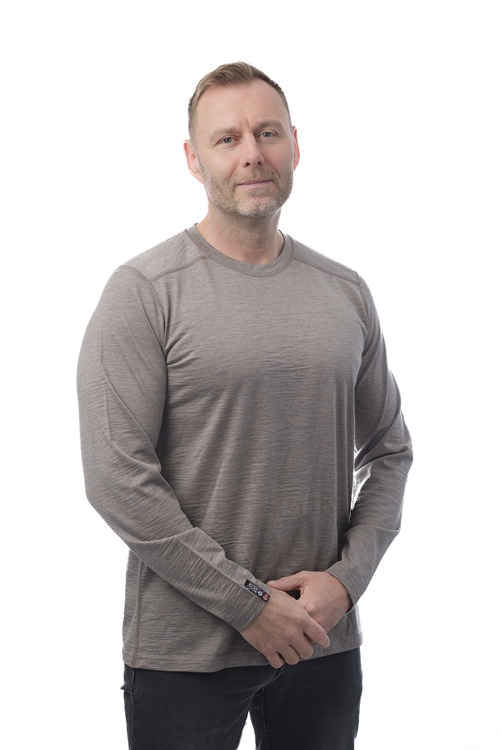 Merino baselayer t-shirt 100% merinowolle von WOOLWEAR of Scandinavia