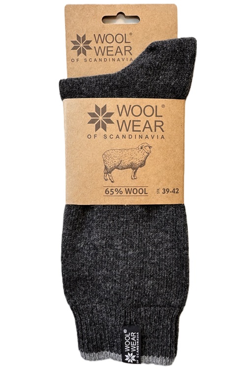 Dänische Kuschelsocken aus 65% Lammwolle von WOOLWEAR of Scandinavia