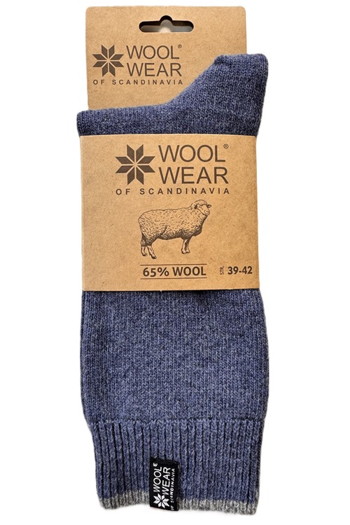 Dänische Kuschelsocken aus 65% Lammwolle von WOOLWEAR of Scandinavia